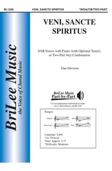 Veni, Sancte Spiritus SAB choral sheet music cover